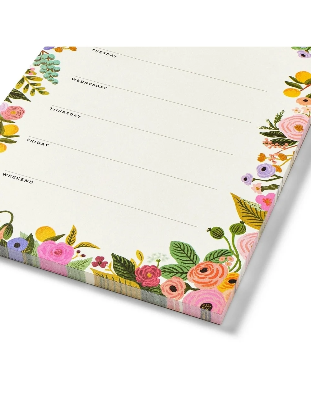 Rifle Paper Co. Weekly Planner Notepad 50 Sheets